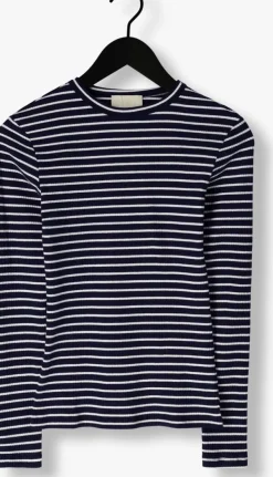 donkerblauwe notre-v tops & t-shirts nv-eelke round neck