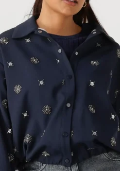 donkerblauwe nukus blouses newport blouse embroidery