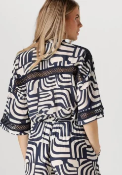 donkerblauwe nukus top nina top