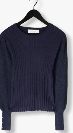 donkerblauwe nukus truien/vesten mulberry pullover lurex