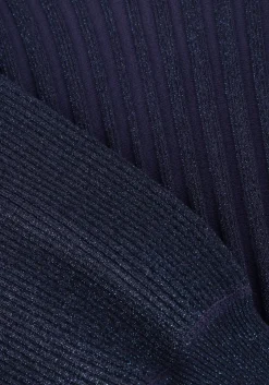donkerblauwe nukus truien/vesten mulberry pullover lurex