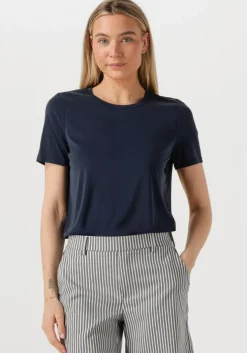 donkerblauwe object t-shirt objannie s/s t-shirt noos
