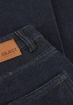 donkerblauwe object wide jeans objzilvio hw marina jeans