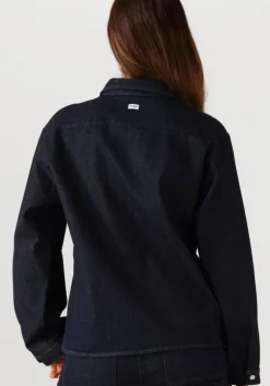 donkerblauwe penn & ink blouses blouse w25z801