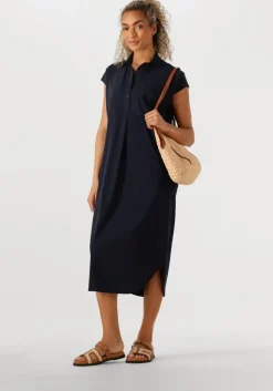donkerblauwe penn & ink mini jurk dress