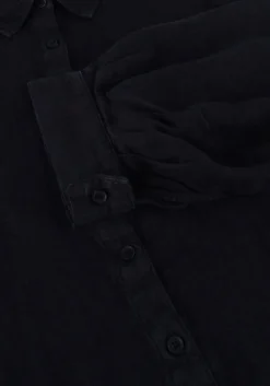 donkerblauwe penn & ink midi jurk dress