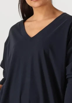 donkerblauwe penn & ink mini jurk dress