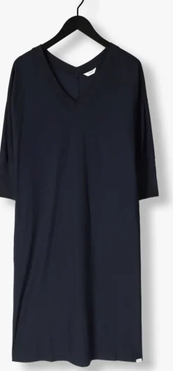 donkerblauwe penn & ink mini jurk dress