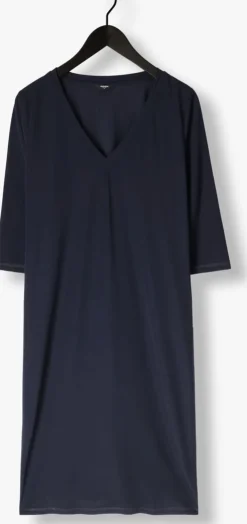 donkerblauwe penn & ink midi jurk blake
