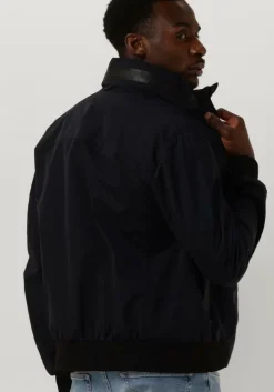 donkerblauwe peuterey gewatteerde jas skanor