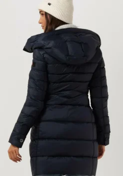 donkerblauwe peuterey gewatteerde jas levaria mqe