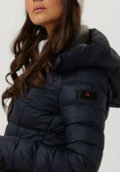 donkerblauwe peuterey gewatteerde jas levaria mqe