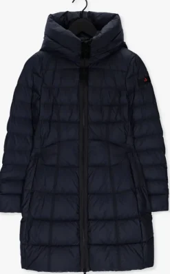 donkerblauwe peuterey gewatteerde jas levaria mqe