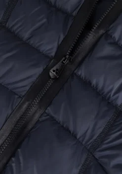 donkerblauwe peuterey gewatteerde jas levaria mqe