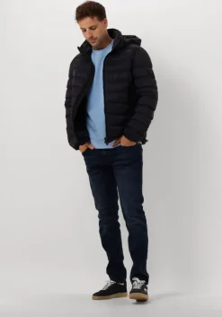 donkerblauwe peuterey gewatteerde jas boggs cj