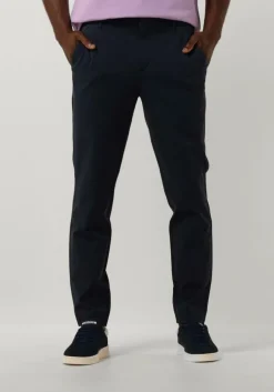 donkerblauwe plain pantalon josh 315
