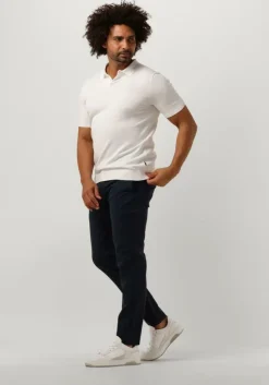 donkerblauwe plain pantalon josh 315