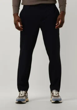 donkerblauwe plain pantalon theo pl