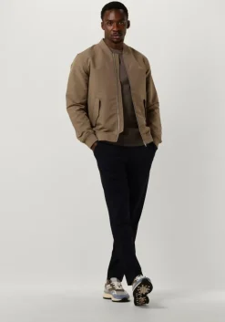 donkerblauwe plain pantalon theo pl