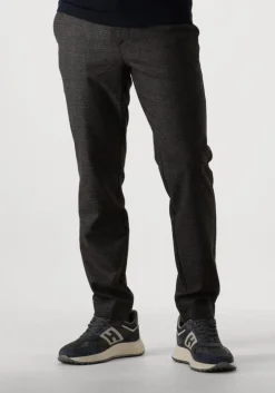 donkerblauwe plain pantalon josh pl 060