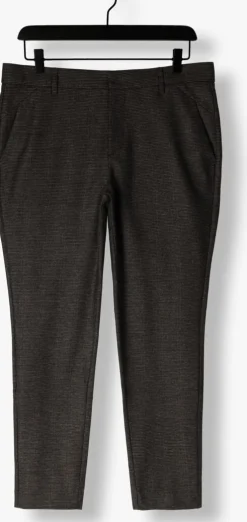 donkerblauwe plain pantalon josh pl 060