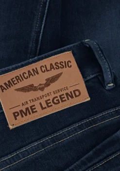 donkerblauwe pme legend straight leg jeans commander 3.0