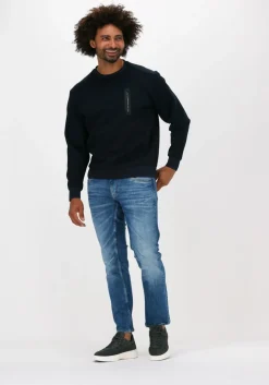 donkerblauwe pme legend straight leg jeans skymaster