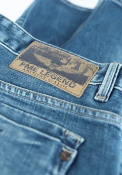 donkerblauwe pme legend straight leg jeans skymaster