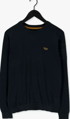 donkerblauwe pme legend trui buckley knit