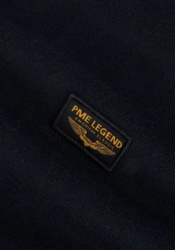 donkerblauwe pme legend trui buckley knit