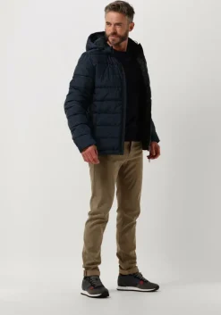 donkerblauwe pme legend trui buckley knit