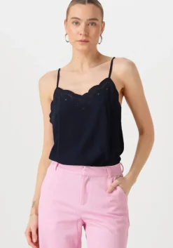 donkerblauwe pom amsterdam top emmi