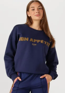 donkerblauwe pom amsterdam sweater sweater - bon appetit
