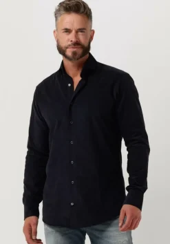 donkerblauwe porto milano klassiek overhemd lagos