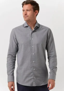 donkerblauwe porto milano klassiek overhemd lagos