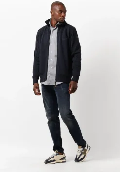 donkerblauwe porto milano klassiek overhemd lagos