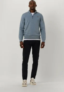 donkerblauwe profuomo chino trouser sportcord