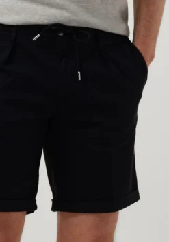 donkerblauwe profuomo korte broek trousers 845 short