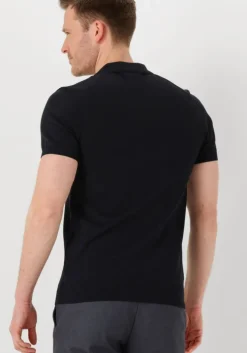 donkerblauwe profuomo polo polo short sleeve