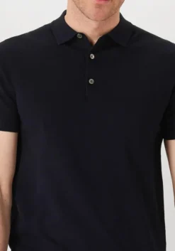donkerblauwe profuomo polo polo short sleeve