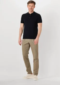 donkerblauwe profuomo polo polo short sleeve