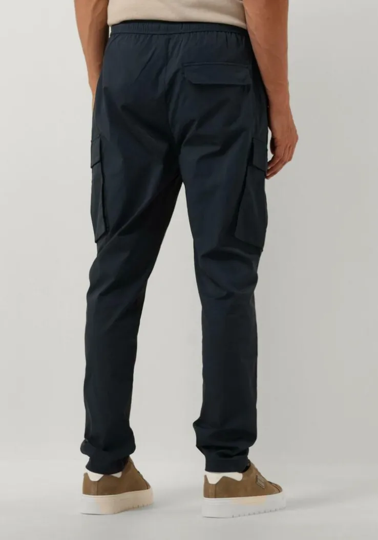 donkerblauwe pure path cargobroeken cargo pants with cords