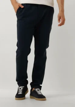 donkerblauwe pure path pantalon punta pants with pockets