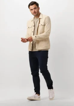 donkerblauwe pure path pantalon punta pants with pockets