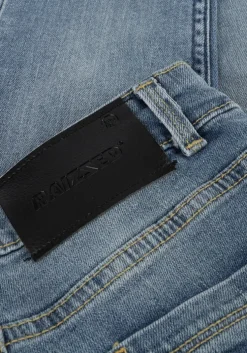donkerblauwe raizzed skinny jeans southampton