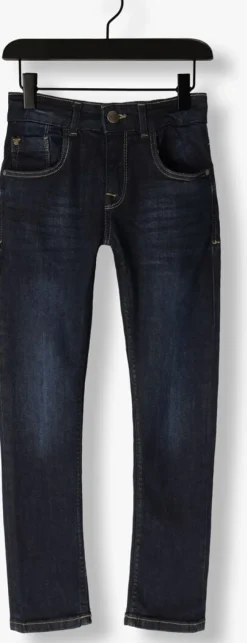 donkerblauwe raizzed skinny jeans southampton
