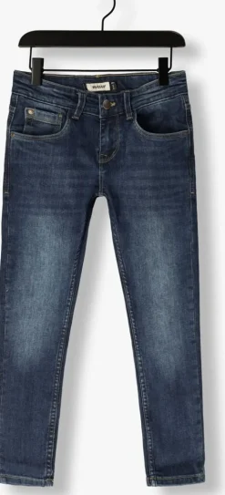 donkerblauwe raizzed slim fit jeans tacoma
