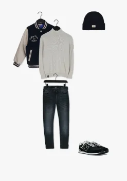 donkerblauwe rellix skinny jeans xyan skinny