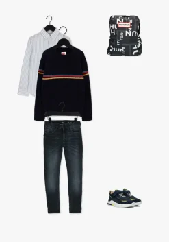 donkerblauwe rellix skinny jeans xyan skinny