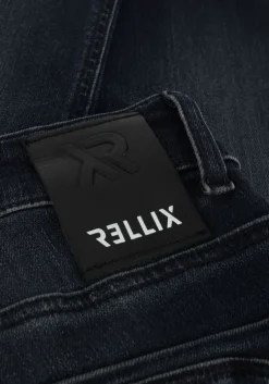 donkerblauwe rellix slim fit jeans 2510 slim fit